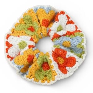 Bohemian Flower Crochet Hair Tie